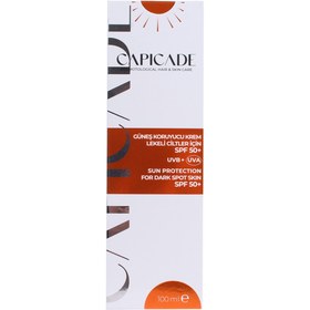 Resim Capicade SPF 50+ Güneş Koruyucu Krem Lekeli Ciltler 100 ml 