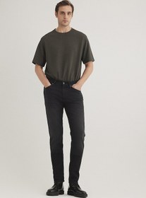 Resim Mavi 0042218775 Jake Comfort Erkek Jean Pantolon Koyu Gri 