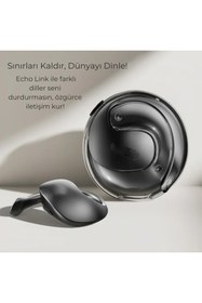 Resim TECHNO 8Q 114 Farklı Dilde Çeviri Yapan Yapay Zeka Destekli Tercüman Kulaklık Mor 
