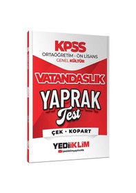 Resim Yediiklim 2026 Kpss Ortaöğretim Ön Lisans Vatandaşlık Çek Kopart Yaprak Test 