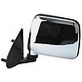 Resim SPJ E-3179 Dış Dikiz Aynası 720 D21 D22 Pıck-Up Manuel Ayna 00/02 Krom Tip Metal Ayak Sol 