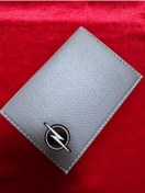Resim ATTA PAZARLAMA Kabartmalı Pleksi Grı Deri Opel Markalı Ruhsatlık, Ruhsat Kılıfı, Ruhsat Cüzdanı, Ruhsat Kabı 