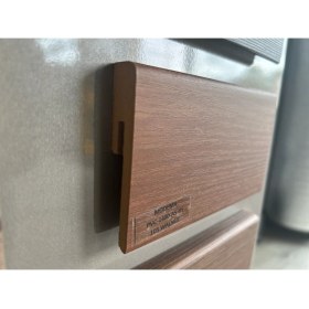 Resim By İstanbul Modema 8 cm Renkli Pvc Kaplama Parke Süpürgelik Modelleri 105 Walnut 