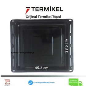 Resim Termikel Uyumlu Ankastre Fırın Emaye Tepsi Tepsi - 392696329 
