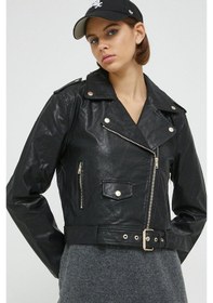 Resim Only Kadın Deri Ceket Onlcmila Faux Leath Biker Jacket - 15265315 001 