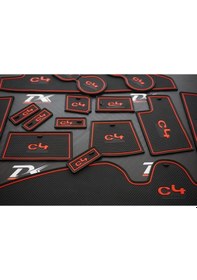 Resim Citroen C4 2016 2017 Modeller Araç Içi Silikon Kaymaz Ped Kaplama (547703813) 