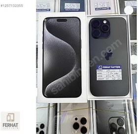Resim Apple iPhone 15 Pro Max İkinci El TR | 256 GB | Siyah 
