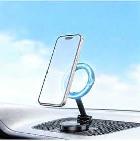 Resim Go Des Gd-hd242 360 Derece Dönebilen Düz Zemin Araç Telefon Tutucu Siyah 