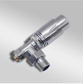 Resim Toprak Havlupan 1/2 Köşe Pex Krom Termostatik Radyatör Vanası 