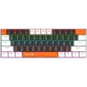 Resim Saywin 3 Modlu Türkçe Q Rgb Mekanik Oyuncu Klavye Siyah Beyaz 
