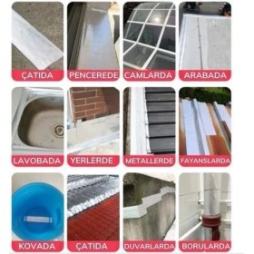 Resim Bakgelal Su Geçirmez Alüminyum Tamir Bandı - Çatı, Boru, Duvar ve Çatlak Onarıcı Yalıtım Bandı 