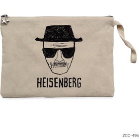 Resim Breaking Bad Heisenberg Krem Clutch Astarlı Cüzdan / El Çantası - Krem 