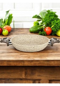 Resim Falez Creamy Granit Tava Sahan 20 Cm siyah 