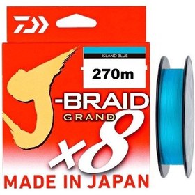Resim Daiwa J-Braid Grand Blue 8 Kat 270M Ip Misina 