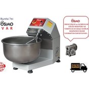 Resim Osimo 35 KG Plus Hamur Yoğurma Makinesi 25 KG Un - 10 L Su Kapasiteli (Şanzımanlı Sistem Hamur Karma) 
