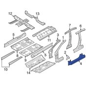 Resim Marşpiyel Sacı Accent 11 Blue Sol 1 Adet Oem No: 71312-1rd30 