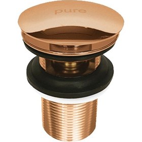Resim Pure Basmalı Delikli Sifon Pop-Up Bronz Rg-02D 