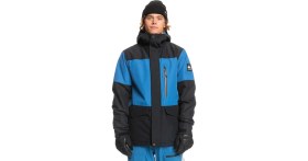 Resim Quiksilver Mission Block Erkek Siyah Snowboard Ceketi 