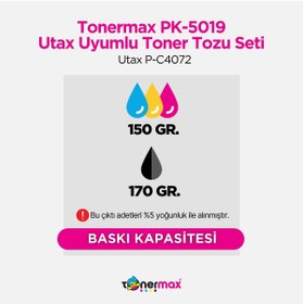 Resim Tonermax Utax Pk-5019 Toner Tozu- Set / Utax P-c4072 