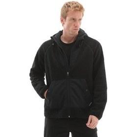 Resim Skechers M Comfort Hoodie Sherpa Jacket Erkek Ceket Siyah 