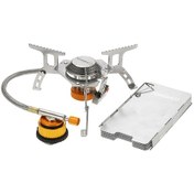 Resim Geeksen Tomshoo Açık Hava Kamp Ocağı Seti Ultra Hafif Kompakt Katlanabilir Kamp Sobası Çok Renkli 