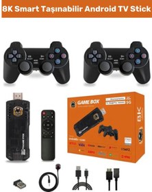 Resim Wintoup 36500 Oyunlu Atari 5g 8k HDR Ultra HD 64 GB Tv Box + Game Box Android Tv + Oyun Konsolu 