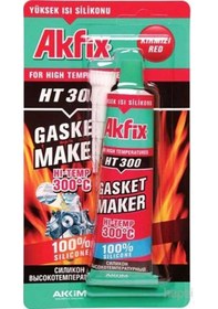 Resim Akfix Yüksek Isı Silikonu Rtv (Tüp) 50 Ml 57 Gr-Siyah 