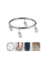 Resim Dashanshop 1 Adet 20 Lb Tüp Taşıma Arabası - Kalın Paslanmaz Çelik - Kilitli Tekerlekli - Mutfak & Kamp 