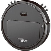 Resim Suntek 4'ü 1 Arada Robot Süpürge Usb Şarjı Ev Evcil Siyah 