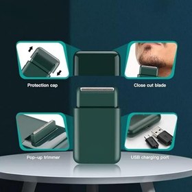 Resim VGR Sakal Tıraş Makinesi Seyahat - Erkekler için Kablosuz Seyahat için İdeal, Saç ve Sakal Kesmek için, Kompakt ve Taşınabilir Cilt Koruması, Sarjlı Uzun Kullanım (Garantili) 