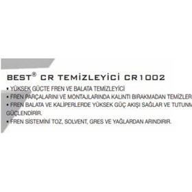 Resim Best Balata Cr1002 Temizleyici 500ml 30'lu Koli 