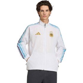 Resim adidas Arjantin Maç Önü Erkek Beyaz Futbol Eşofman Üstü JZ6285 