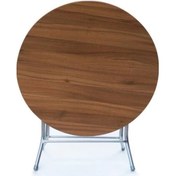 Resim Sepettenevar Teknor 100Cm Yuvarlak Katlanır Masa -Ders Çalışma Ve Yemek Masası 