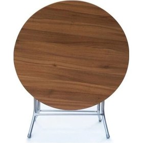 Resim Sepettenevar Teknor 100Cm Yuvarlak Katlanır Masa -Ders Çalışma Ve Yemek Masası 