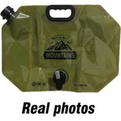 Resim Willowhaven Green 2.11 Galon Taşınabilir Su Hidrasyon Çantası Ayarlı Ağızlık Kampçılık Yürüyüş Yeşil 