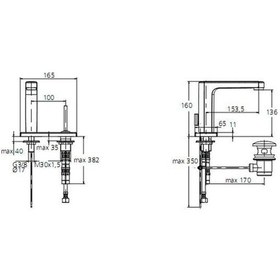 Resim Ideal Standard Simply İki Delikli Lavabo Bataryası - A4479aa- Krom 
