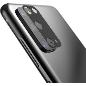 Resim Microcase Samsung S20 Kamera Lens Koruma Halkası - Kapalı Tasarım Siyah 