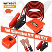 Resim Motion003 Makita 18v Yalnızca Milwaukee M18 Dewalt 18 20v Ve Makita 18v Uyumlu Kırmızı Siyah Ağır Hizmet Araç Aküsü Takviye Kablosu 182 88cm 