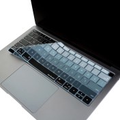 Resim McStorey Laptop Macbook Air Klavye Koruyucu US-TR Harf Baskılı A1932 ile Uyumlu Ombre 