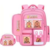 Resim Luckydog Dream011 Pembe Kabbalah 3 Parça Okul Sırt Çantası Geniş Bölmeli Ayarlanabilir Askı Kırmızı Renk Pembe 