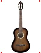 Resim markentegra Mat Sunburst Tam Boy Klasik Gitar (4/4) 