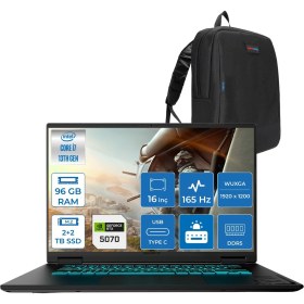 Resim Gıgabyte Gamıng A16CWH Intel® Core™ I7-13620H Ddr5 96GB 2tb Ssd+2tb 16INÇ 8GB/RTX5060 IPS Wuxga (1920X1200) 165Hz, 300NITS Freedos Gaming Laptop WA16CWHF46+ZETTAÇANTA 