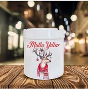 Resim Genel Markalar Yılbaşı Noel Temalı Baskılı Seramik Şık Küllük 