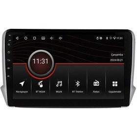 Resim Peugeot 208 Android Multimedya Sistemi 2013-2021 Crv-4420xr 
