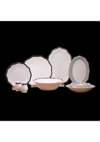 Resim Maxx Doria Star Piano 12 Kişilik 58 Parça Yemek Takımı Pa2026 