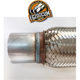 Resim Egzozcum Egzoz Eksoz Spirali 63X150X250 Borulu Spiral 