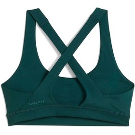 Resim Puma Cloudspun Bra Mid Kadın Yeşil Bisiklet Yaka Sporcu Sütyeni Yeşil 