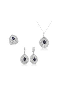Resim Gümüş Damla Desenli Kadın Set (510776500) 