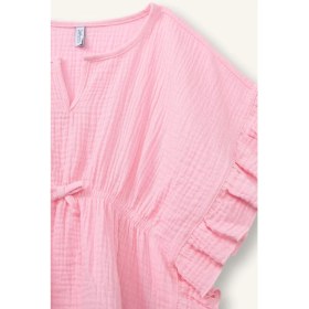 Resim DeFacto Müslin Fırfırlı Kaftan Kız Bebek H1818A526HS 