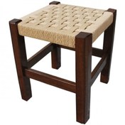 Resim Ahşap Hasır Örgü Tabure 40 Cm. (372811286) 
